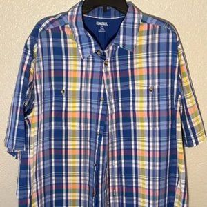 King Size Short Sleeve Button Shirt